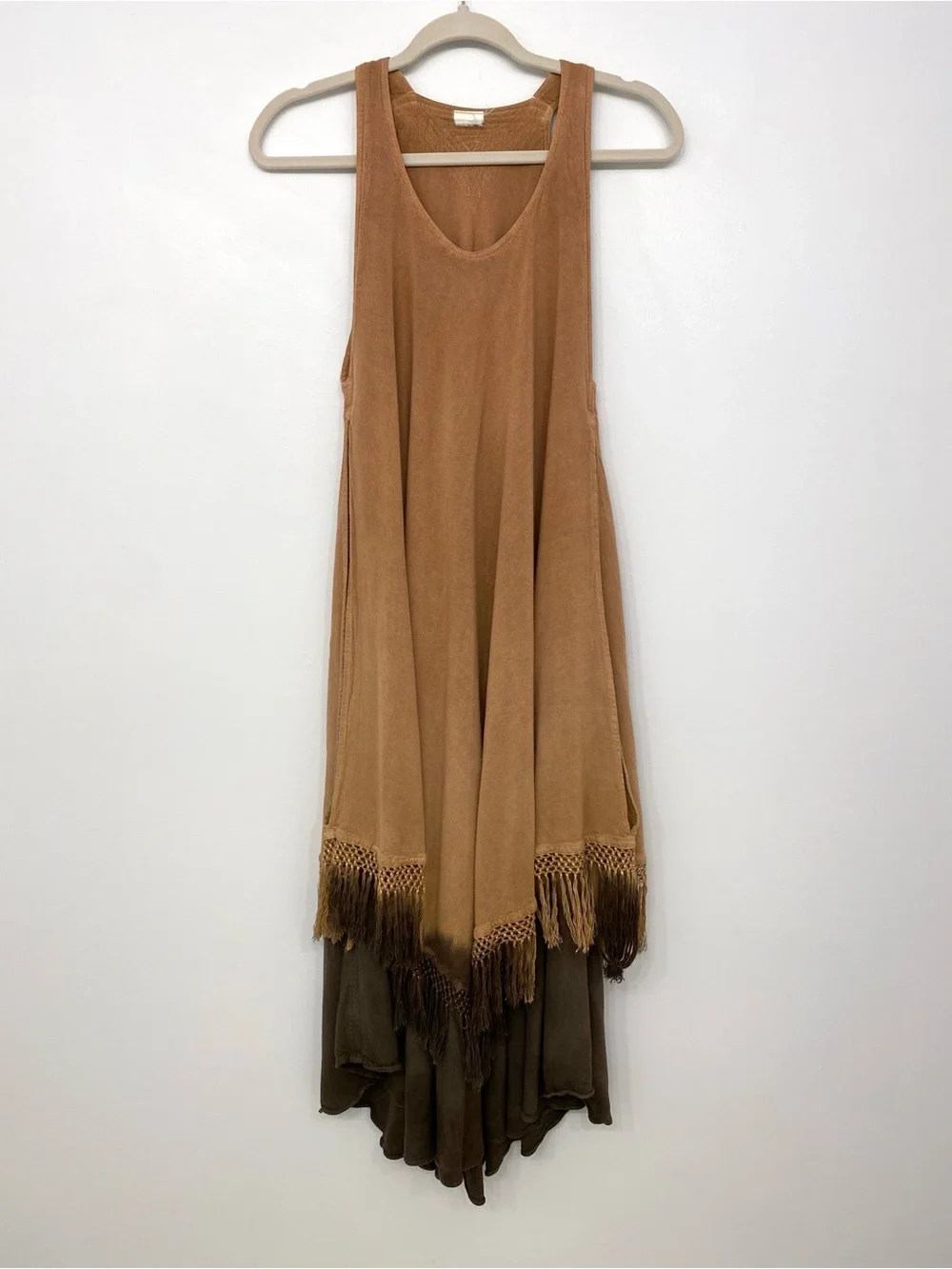 Kin Amora Desert Dweller Dress Fringe Moroccan Resort Travel Dress One Size Boho - Picture 2 of 16